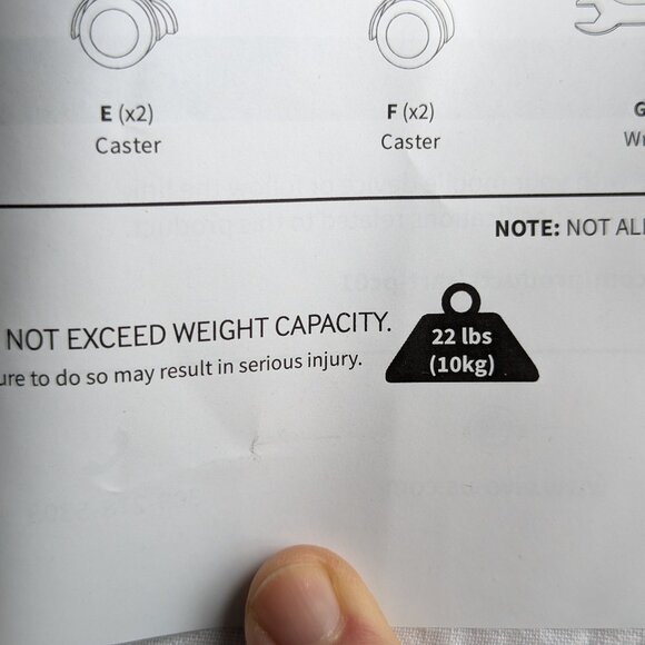 New Open Box Black metal CPU cart by VIVO CART-PC01, wheeled CPU caddie - Picture 8 of 9